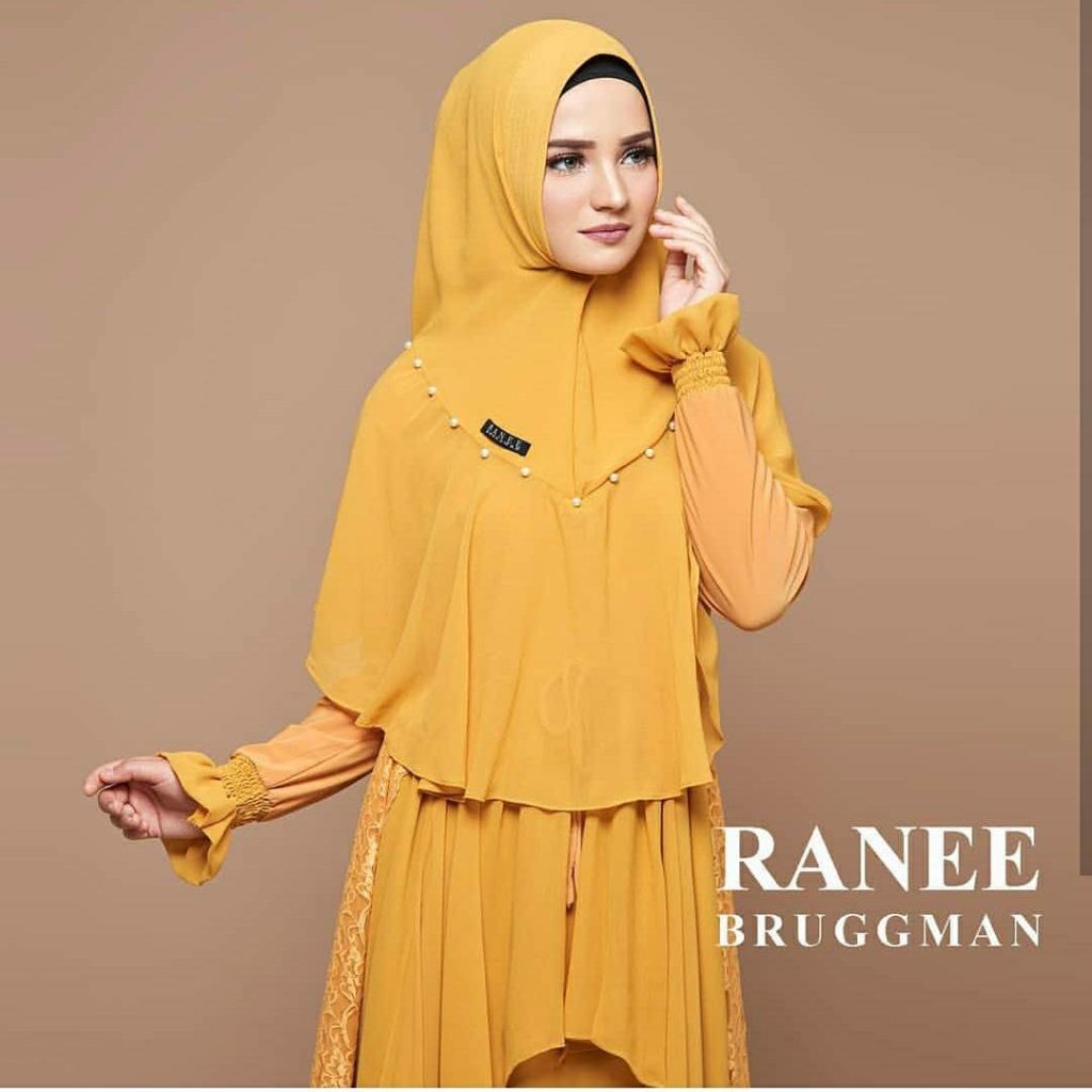 Marwah Syar'i by Ranee Bruggman Baju Gamis Bahan Jersey Mix Ceruty 01 1