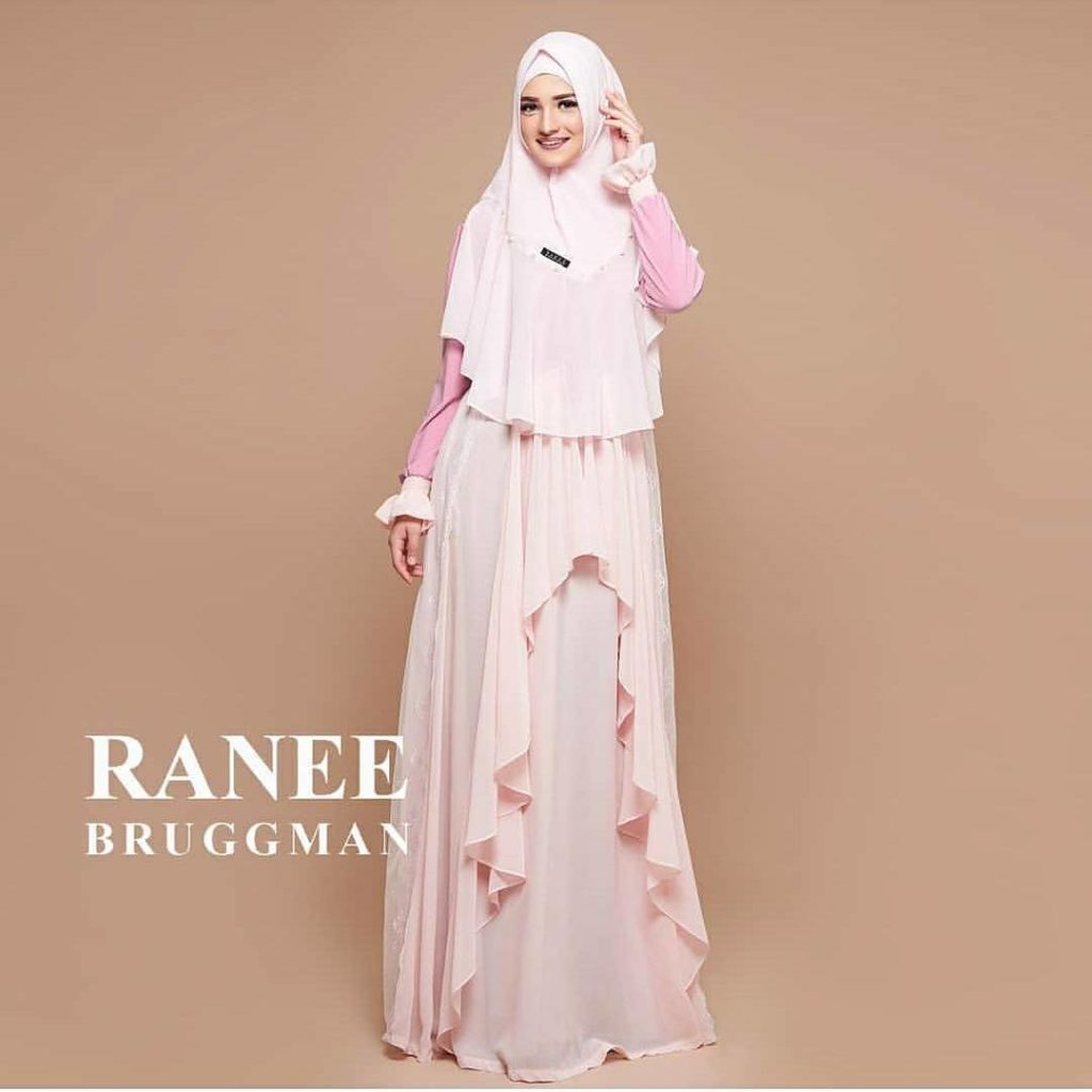 Marwah Syar'i by Ranee Bruggman Baju Gamis Bahan Jersey Mix Ceruty 05 2