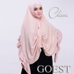 New Clara Ori by GOEST Khimar Casual Bahan Bubble Pop