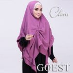 New Clara Ori by GOEST Khimar Casual Bahan Bubble Pop