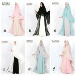 Aisha Syar’i by Ranee Bruggman Baju Gamis Bahan Jersey Mix Cerutty