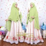 Aisyah Syari by Ivas Production Baju Gamis Lineta Premium Swarovski