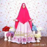 Aisyah Syari by Ivas Production Baju Gamis Lineta Premium Swarovski