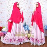 Aisyah Syari by Ivas Production Baju Gamis Lineta Premium Swarovski