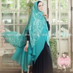 Khimar Alani Ori Qalisya Hijab Bahan Ceruti Brokat