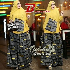 Nahda Vol 34 by Baenetta Baju Gamis Jaqwat Khimar Diamond