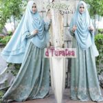 BIRJEN SYAR’I by DTURATEA Baju Gamis Syari Bahan Wafel Embos