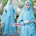 BIRJEN SYAR’I by DTURATEA Baju Gamis Syari Bahan Wafel Embos