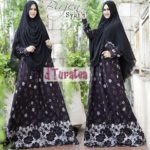 BIRJEN SYAR’I by DTURATEA Baju Gamis Syari Bahan Wafel Embos