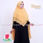 Khimar FARIDA by GALLERY SYARIFAH Khimar 2 Layer Bahan Ceruti Barbie