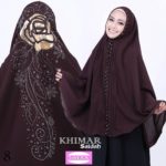 Khimar SAIDAH by SAYRA Khimar Crepe Aplikasi Payet