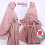 SAHABIA SYAR’I by GALLERY SYARIFAH Baju Gamis Syari Furing Ceruti Barbie