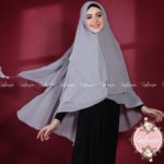 Khimar SABQA DIAMOND by QALISYA Bahan Ceruti Super Korea 3 Layer