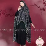 Khimar ZAHRAN ORI by QALISYA Kerudung Jumbo Bahan Hermes Printing