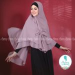 Khimar AZKA by FISURA SCARF Kerudung Ceruti Hiasan Pita Tali