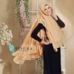 Khimar HALIMAH Ori by FISURA SCARF Kerudung Bahan Ceruti