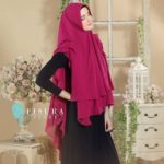 Khimar HALIMAH Ori by FISURA SCARF Kerudung Bahan Ceruti