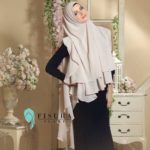 Khimar HALIMAH Ori by FISURA SCARF Kerudung Bahan Ceruti