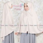 Khimar KAREEMA by HAWWAAIWA Kerudung Bahan Satin Swarovski