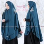 Khimar MUMTAZA BORDIR by HAWWAAIWA Khimar Ceruti 2 Layer