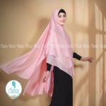 Khimar MAYSAROH by FISURA SCARF Kerudung Ceruti 3 Layer