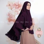 Khimar LAMIA by QALISYA Kerudung Cerruti 2 Lapis