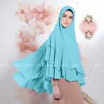 Khimar LAMIA by QALISYA Kerudung Cerruti 2 Lapis