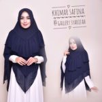 Khimar SAFINA by GALLERY SYARIFAH Kerudung Ceruty 2 Layer