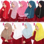 Khimar Aleeya Vol 2 by Hawwa Aiwa Khimar Mini Ceruty Aksen Swarovski