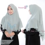 Khimar Najwa by Hawwa Aiwa Kerudung Swarovsky Ceruty Babydoll