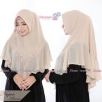 Khimar Najwa by Hawwa Aiwa Kerudung Swarovsky Ceruty Babydoll