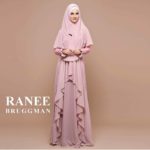 Marwah Syar’i by Ranee Bruggman Baju Gamis Bahan Jersey Mix Ceruty