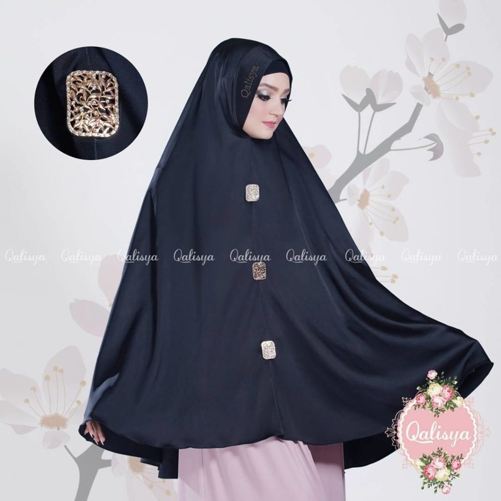 Khimar Nafeeza by Qalisya Kerudung Jumbo Cocok Untuk Umroh Haji 7