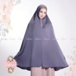 Khimar Qaila by Qalisya Kerudung Syar’i Jumbo Pet Antem Bahan D&G Import