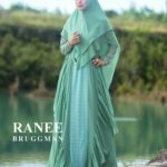 ALIYAH SYAR’I by RANEE BRUGGMAN Baju Gamis Syari Bahan Ceruty Mix Jersey