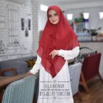 Khimar Bella by Gallery Syarifah Kerudung Pet Bahan Ceruty Barbie