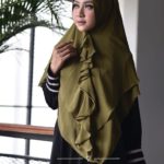 Khimar Bella by Gallery Syarifah Kerudung Pet Bahan Ceruty Barbie