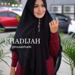 Khimar Khadijah by House of Sarki Jilbab 2 Layer Bahan Ceruti Babydoll