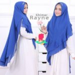 Khimar Rayne by Gallery Syarifah Jilbab Ceruti 2 Layer Hiasan Swarovski