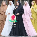 Naima Set Syari by Gallery Syarifah – Gamis Ceruti Payet Bridel Mewah