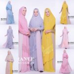 Ready Stock Humaira Syari by Ranee Bruggman – Gamis Syari Premium mix Brukat